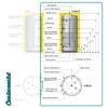 Rezervor tampon (Puffer) de încălzire Centrometal CAS-S 503 cu izolație termică și schimbător de căldură INOX (465 litri)
