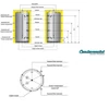 Rezervor de acumulare puffer de răcire și încălzire Centrometal CAS-803 HV (727 litri)