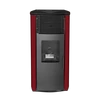 Sobă pe peleți cu aer cald FALCON COMODO TREND P10, 10 kW, burgundă 