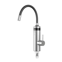 Robinet Electric pentru incălzire apă instant montare chiuveta Inox, cu display si rotire 360 Grade - THERMEX TON 3000 (3kw)