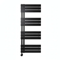 Radiator electric pentru uscarea prosoapelor WENTOREX Asymmetric Electric 700 W negru