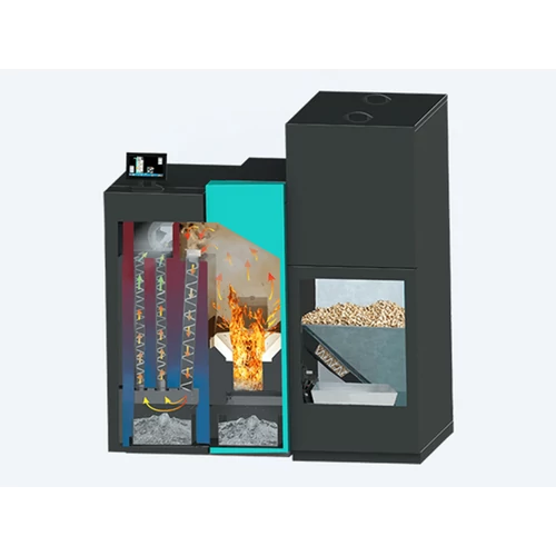 Cazan pe peleți Centrometal PelTec 12 kW