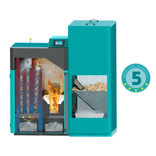 Cazan pe peleți Centrometal PelTec 24 kW