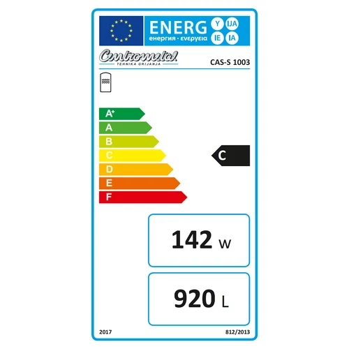 Rezervor tampon (Puffer) de încălzire Centrometal CAS-S 1003 cu izolație termică și schimbător de căldură INOX (920 litri)