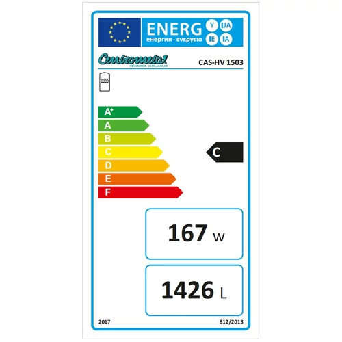 Rezervor de acumulare puffer de răcire și încălzire Centrometal CAS-1503 HV (1426 litri)