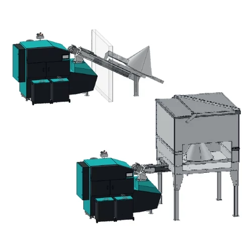Cazan pe tocătură de lemn cu sondă lambda Centrometal BIO-SC 48 kW