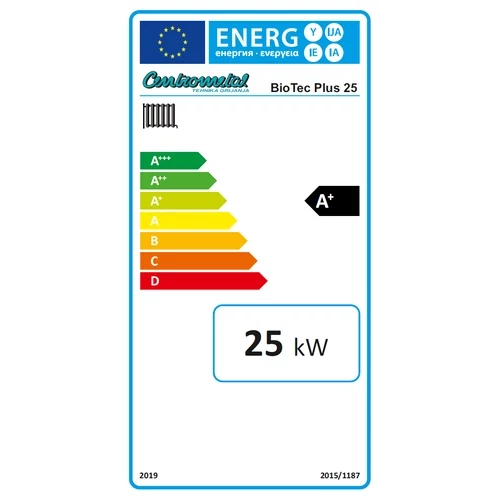 Cazan cu gazificare lemn si peleti Centrometal BioTec Plus (25 kW)
