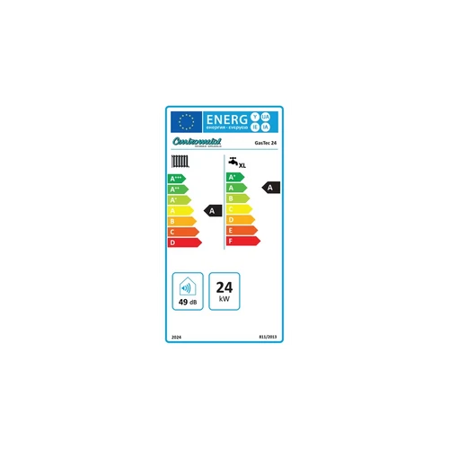 Centrală termică murală în condensare Centrometal GasTec 24 Combi (EU-ERP)