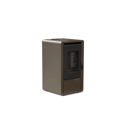 Sobă pe peleți cu aer cald CENTROMETAL CENTROPELET Z6, 5,5 kW, maro ruginiu