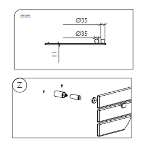 Radiator electric portprosop Deltacalor Flag 500 W (alb)