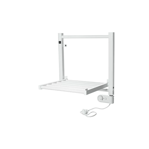 Radiator electric portprosop Deltacalor PAPILLON 150 Watți - cu element pliabil (alb)