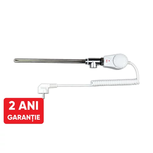 Rezistenta electrica Eliko pentru radiator cu termostat integrat 1/2 "inch (900 W - alb)