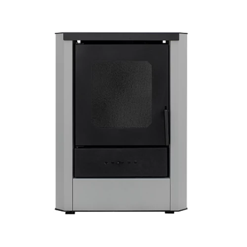 Termosemineu pe lemne FALCON RIMINI COMODO Central W18 cu cameră de apă (18 kW - gri)