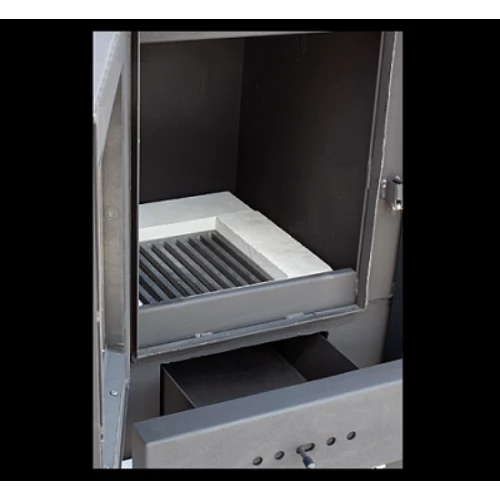 Termosemineu pe lemne FALCON RIMINI COMODO Central W18 cu cameră de apă (18 kW - alb)