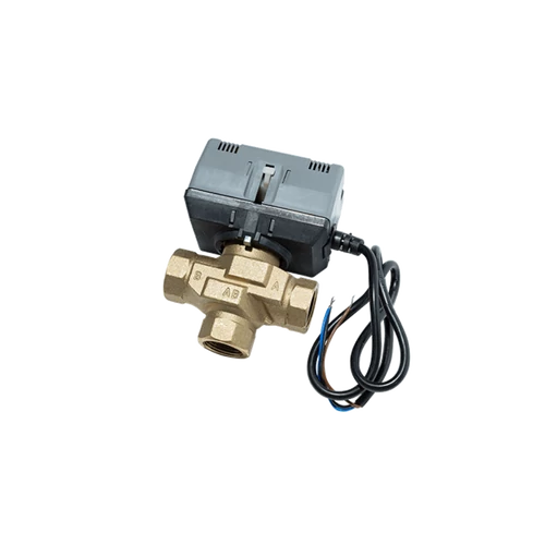 Ventil de deviere si servomotor Novasfer cu 3 cai 1