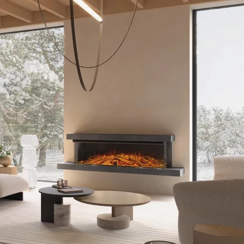 Șemineu electric cu ramă, 1–2 kW, La Nordica LUMEN 1600, lățime 1600 mm