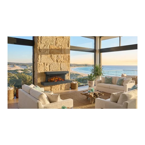 Șemineu electric cu ramă, 1–2 kW, La Nordica LUMEN 1600, lățime 1600 mm