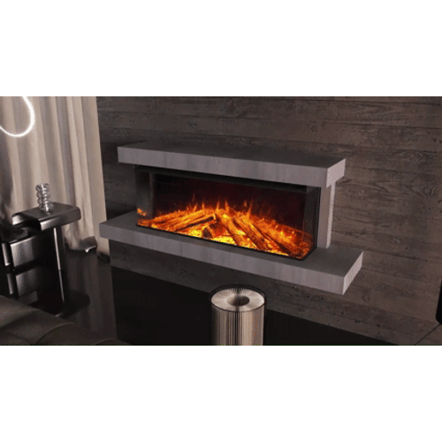 Șemineu electric cu ramă, 1–2 kW, La Nordica LUMEN 1600, lățime 1600 mm