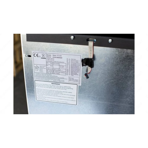 Sobă pe peleți cu aer cald FALCON COMODO TREND P10, 10 kW, burgundă 