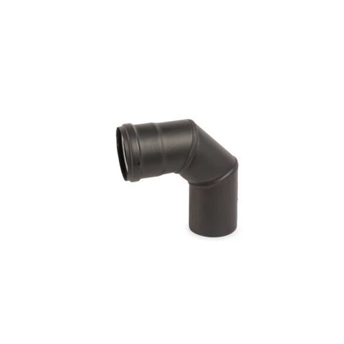 COT REGLABIL DE 90C CU ORIFICIUL DE CURATARE DN130 (NEGRU)