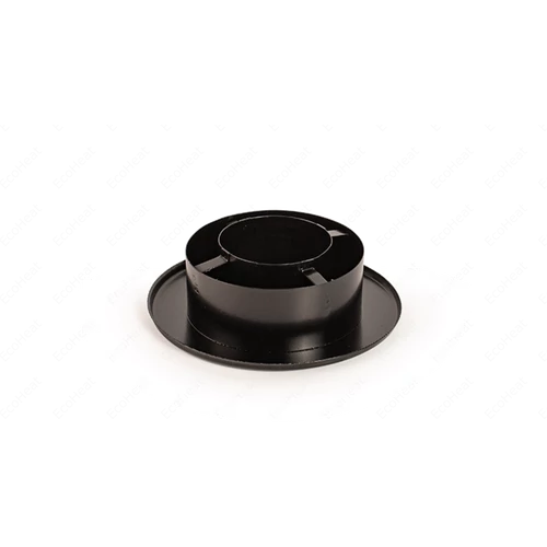 REDUCȚIE ȘI ROZETĂ DIN OȚEL INOX VOPSIT 150/80 (NEGRU)