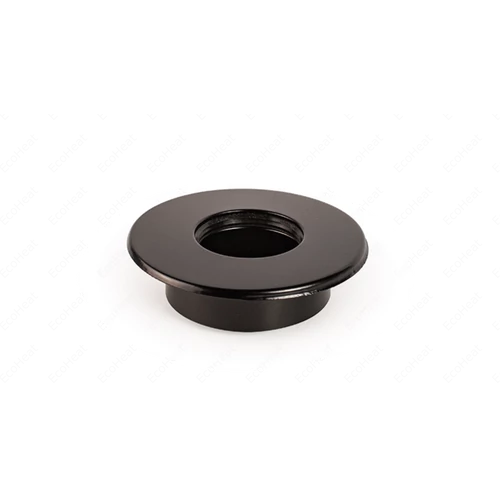 REDUCȚIE ȘI ROZETĂ DIN OȚEL INOX VOPSIT 150/80 (NEGRU)