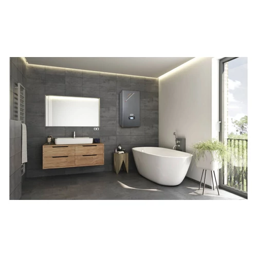 Cazan electric SENKO SENel Combi WiFi 15 kW pentru încălzire și preparare de apă caldă menajeră