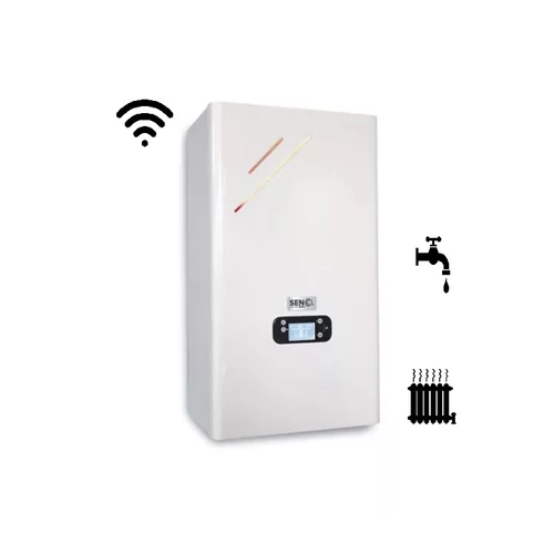 Cazan electric SENKO SENel Combi WiFi 15 kW pentru încălzire și preparare de apă caldă menajeră