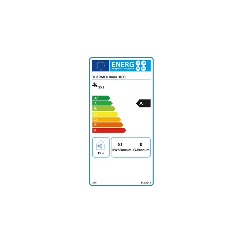 Robinet electric pentru incalzit apa instant cu pipa flexibilă 3 kw - Thermex RUNA 3000