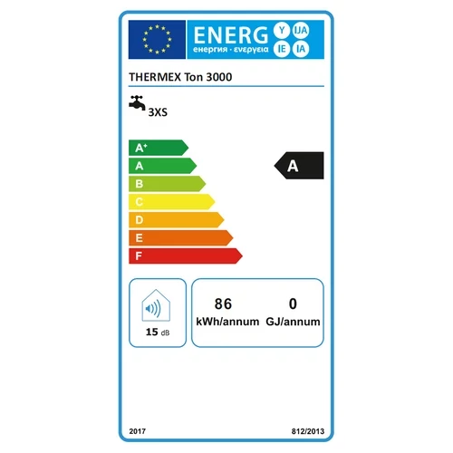 Robinet Electric pentru incălzire apă instant montare chiuveta Inox, cu display si rotire 360 Grade - THERMEX TON 3000 (3kw)