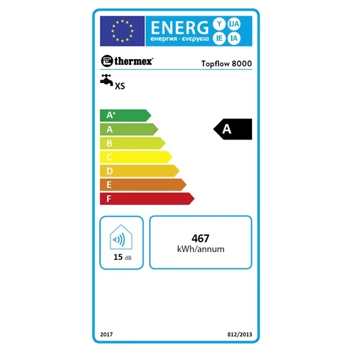Instant apa calda electric Thermex TOPFLOW 8000 (8 kW)