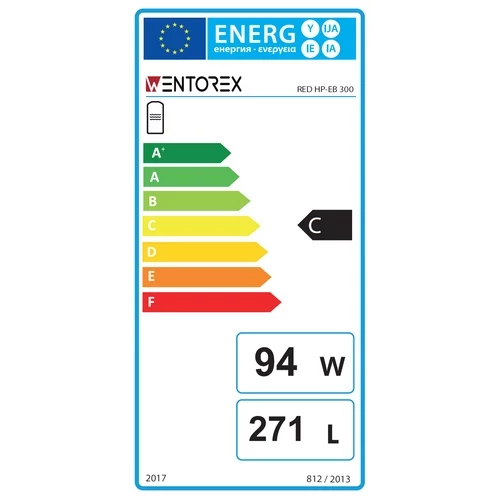 Puffer pentru răcire și încălzire WENTOREX Red HP-EB 300, cu izolație, pentru pompă de căldură (emailat)