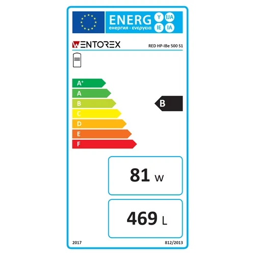 Puffer INOX pentru răcire și încălzire cu serpentină mărită WENTOREX Red HP-IBe 500 S1 (500 litri / 3 kW)