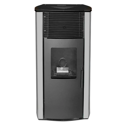 Sobă pe peleți cu aer cald WENTOREX MILANO PS-D P10, 10 kW, gri