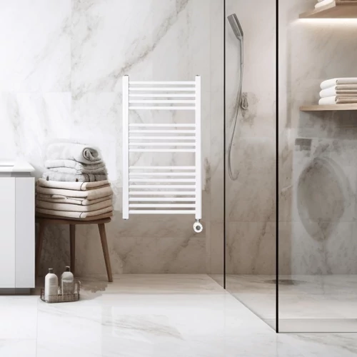 Radiator electric pentru uscarea prosoapelor WENTOREX Tolla Electric 400 W (alb - 500 mm)