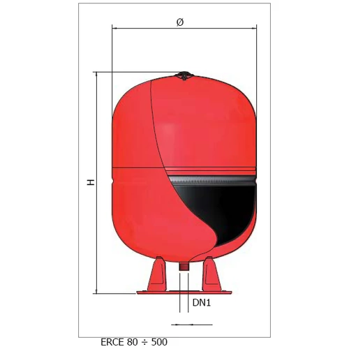 VAS DE EXPANSIUNE ELBI-ERCE 200 L