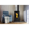 Semineu (Soba) combinată pe lemne și peleți  BABA'S Stove ECO  8  (4-8 kW - tablă de oțel)