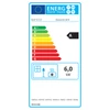 Semineu (Sobă) pe lemne BLIST EKONOMIK LM din tablă de oțel (5-7 kW, gri închis)