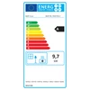 Semineu (Sobă) pe lemne BLIST B1 EKO din tablă de oțel (7-9 kW gri închis)