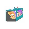 Cazan din otel pe combustibil gazos/lichid 125 kw Centrometal EKO-CUP