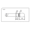 Radiator electric portprosop Deltacalor Electro 1000 Watti (alb - 500mm)