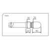 Radiator electric portprosop Deltacalor Electro 750 Watt XL (alb - 600 mm)