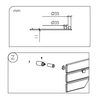 Radiator electric portprosop Deltacalor Flag 750 W (alb)