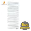Radiator electric portprosop Deltacalor Flag 750 W (alb)