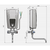 Instant electric ELDOM E41 chiuveta (3,5 kW)