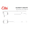 Element de încălzire electric Eliko cu termostat încorporat de 5/4 &quot;inch (zincat - 3 kW)