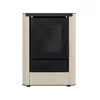  Termosemineu pe lemne FALCON RIMINI COMODO Central W18 cu  cameră de apă (18 kW - cremă) 