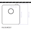  Termosemineu pe lemne FALCON MONZA COMODO Central W27 cu  cameră de apă (27 kW - cremă) 