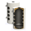 Rezervor puffer- răcire / încălzire Sunsystem PSM 80 cu izolație pentru pompă de căldură (80 litri)