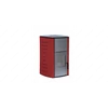 TERMOSEMINEU PE PELETI FALCON COMODO CENTRAL P12 (13 KW - BURGUNDĂ)